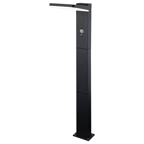e2 LED Solar-Wegeleuchte Sika-W 4,4W neutralweiss 4000K Bewegungsmelder IP54 Anthrazit Aluminium 75x22cm