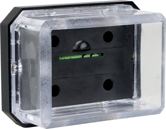 e2 LED Solar-Zaunleuchte 0,1W neutralweiss 4000K 4er Set IP44 Schwarz 8x6cm