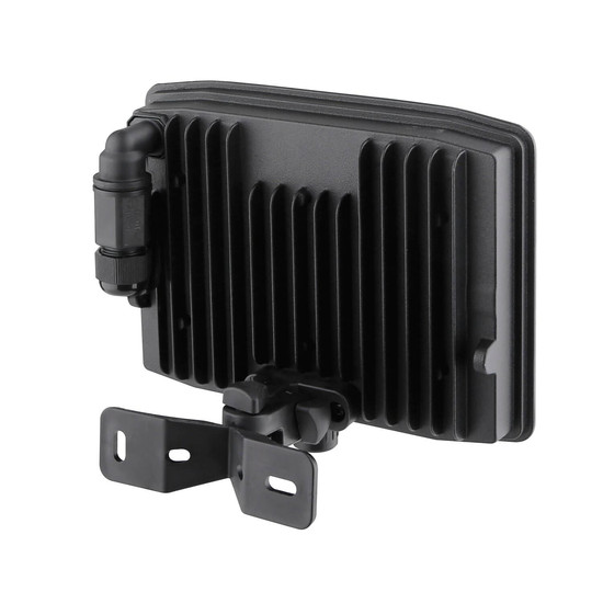 e2 LED Strahler, Fluter Pro 50W tageslichtweiss 6000K IP65 Schwarz Aluminium 18x14cm