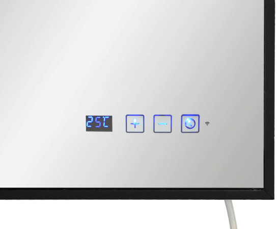 e2 Spiegel-Infrarotheizungen, Infrarot-Heizpaneel Smart & Easy Mirror M 800W App-Steuerung WiFi IP44 Badezimmer 100x60cm