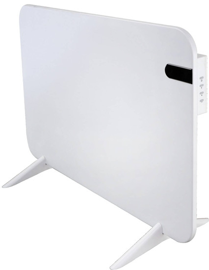 e2 Infrarotheizungen, Infrarot-Heizpaneel Alea S 350W Thermostat Fernbedienung IP44 Weiß 70x45cm