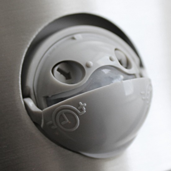 Eco-Light Slim LED Wandleuchte 3000 K 8W Bewegungsmelder IP44 Edelstahl