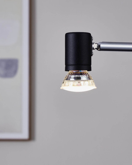 Eglo LED Spot, Strahler-Lampe GU10 dimmbar 5,8W 500lm warmweiss 3000K 90Ra Satiniert 110295