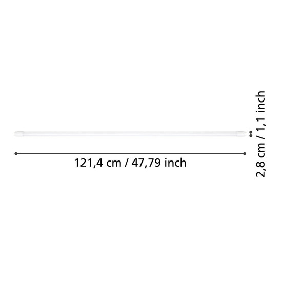 Eglo LED Röhre G13 T8 15W 2400lm neutralweiss 4000K Bewegungsmelder Opal Ø3cm 110347