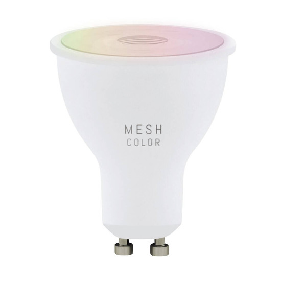 Eglo LED Spot, Strahler-Lampe Smart GU10 dimmbar 4,9W 420lm RGB CCT warm-/tageslichtweiss 2700-6500K Zigbee Opal 110394