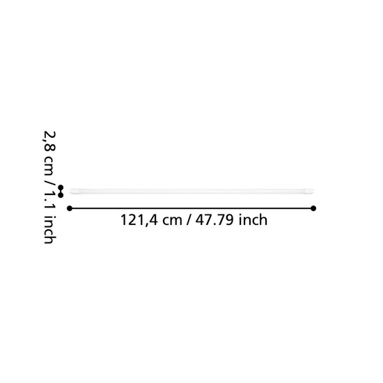 Eglo LED Röhre G13 T8 15W 2500lm warmweiss 3000K Opal Ø3cm 110448