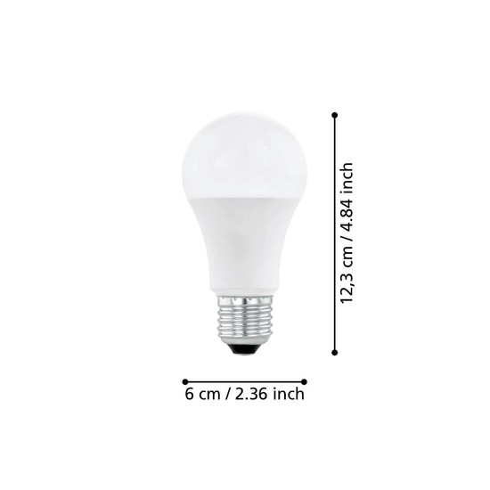Eglo LED Lampe E27 A60 11W 1055lm neutralweiss 4000K Opal 117593