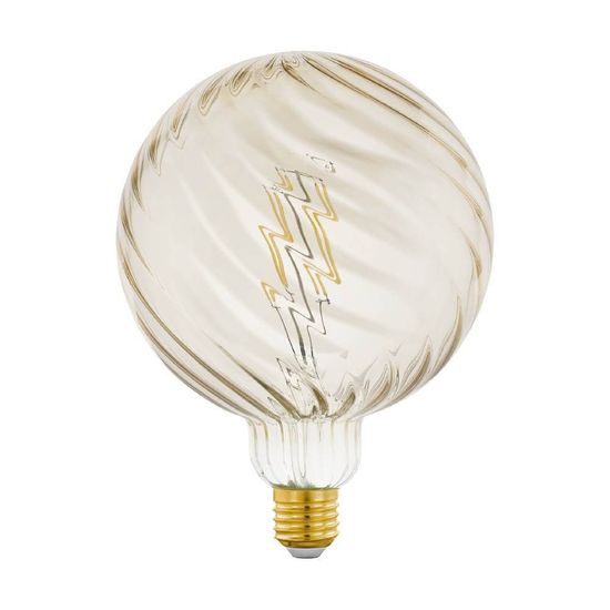 EGLO Vintage Spezial E27 LED große Globe Lampe G150 2W 2200K extra-warmweiss dimmbar