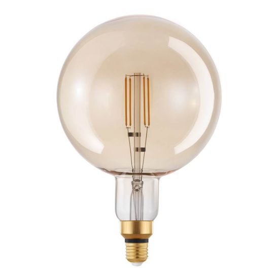 EGLO Vintage Spezial E27 LED große Globe Lampe G200 4W 2200K extra-warmweiss dimmbar