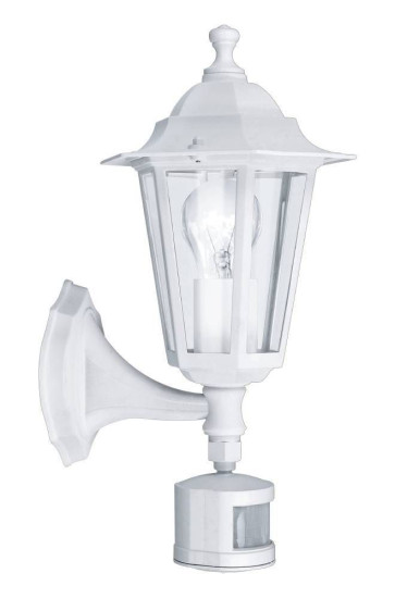 Eglo 22464 LATERNA 5 E27 Außen-Wand-/Deckenleuchte Sensor Weiss IP44