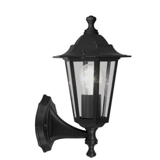 Eglo 22468 LATERNA 4 E27 Außen-Wand-/Deckenleuchte uplight Schwarz IP44