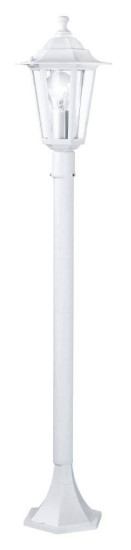 Eglo 22995 LATERNA 5 E27 Außen-Stehleuchte Ø195mm Weiss IP44