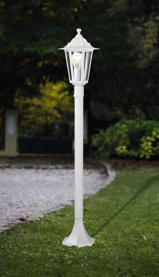 Eglo 22995 LATERNA 5 E27 Außen-Stehleuchte Ø195mm Weiss IP44