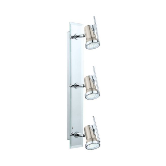 Eglo 31266 TAMARA 1 LED Spot 3x3W 460x70mm Nickel-Matt Chrom IP44