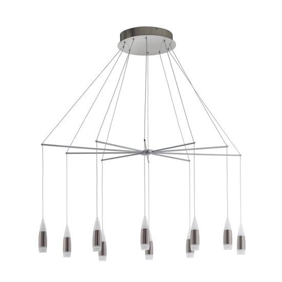 EGLO 39327 SANTIGA LED Pendelleuchte nickel-matt 20x3.2W 3000K warmweiss