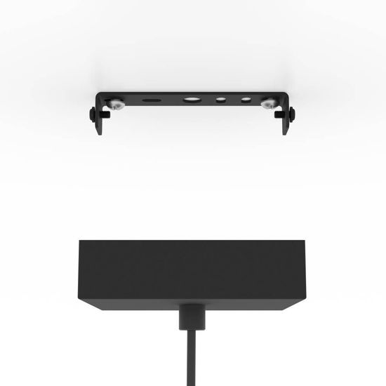 Eglo 43743 NAFFERTON E27 Hängeleuchte 100x100mm Schwarz Braun