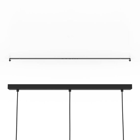 Eglo 43752 BRAMERTON E27 3-fach Hängeleuchte 810x120mm Schwarz Braun