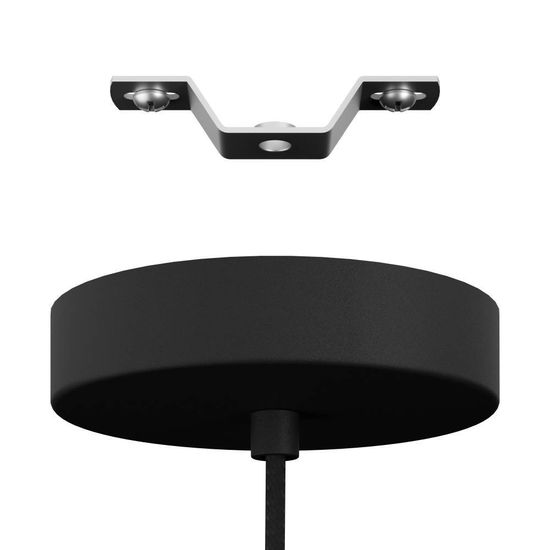 Eglo 43795 MANBY E27 Hängeleuchte Ø450mm Schwarz