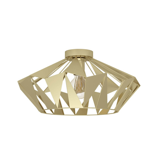 Eglo Deckenleuchte Carlton E27 Goldfarben Stahl Ø47cm 43908