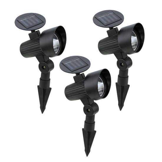 Eglo 48504 Z_SOLAR LED 34-fach Gartenleuchte 3x 4x0,06W 165x95mm Schwarz