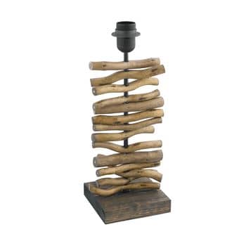 Eglo 49754 Seahouse Tischleuchte Holz E27 schwarz braun