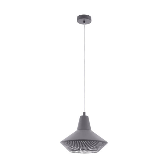 Eglo 49866 Piondro Pendelleuchte E27 grau