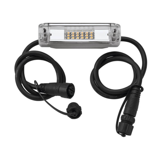 Eglo 61285 PASADA LED Handlaufleuchte 1,3W 110x29mm Weiss Transparent Warmweiss IP44