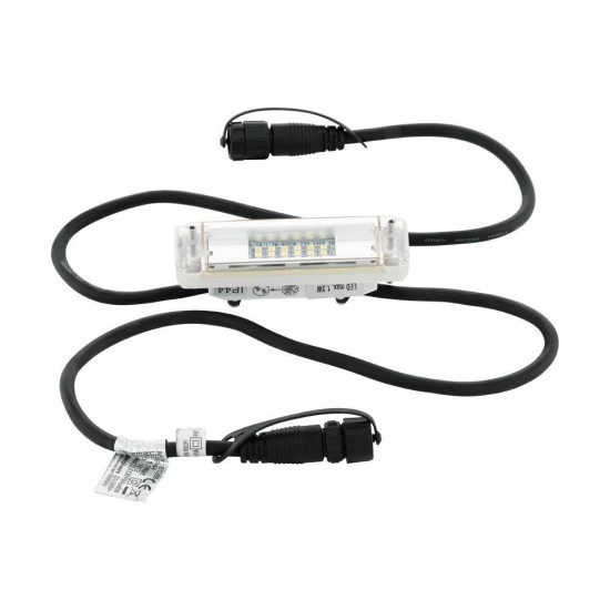 Eglo 61286 PASADA LED Handlaufleuchte 1,3W 110x29mm Weiss Transparent Neutralweiss IP44