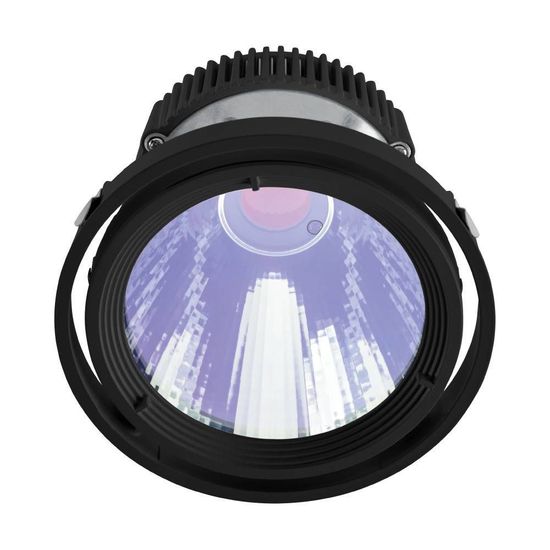 Eglo 61432 FERRONEGO IN 111 LED 3-Phasen-Schienen Strahler 35,9W Ø138mm Schwarz Irisierend Warmweiss