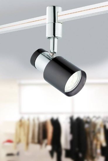 Eglo 61914 VILLANOVA 1 LED Leuchtspot 4,5W Ø60mm Nickel-Nero, Nickel-Matt