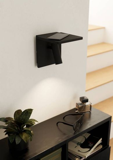 Eglo 67563 CIGLIE 1 LED Wandleuchte 6,2W Schwarz Warmweiss