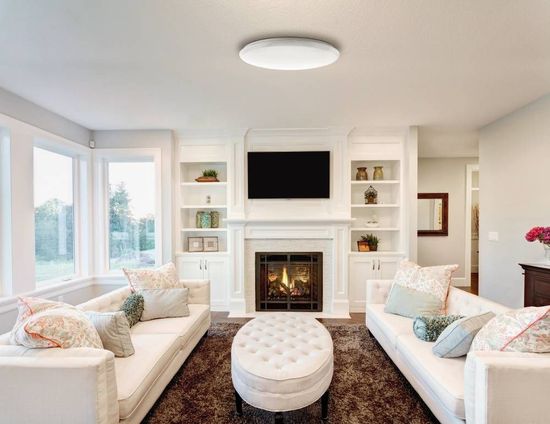 Eglo 75533 IGROKA LED Wand-/Deckenleuchte 60W Ø760mm Weiss Fernbedienung Steuerbare Lichtfarbe