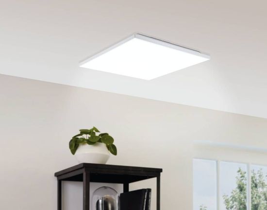 Eglo 75614 CALEMAR LED Wand-/Deckenleuchte 19W 437x437mm Weiss Neutralweiss