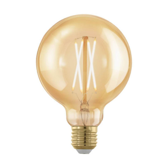 EGLO Vintage Gold E27 LED Globe Lampe G95 4W 1700K extra-warmweiss