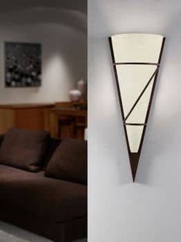 Eglo 87793 Pascal 1 Wandleuchte E14 Stahl antik-braun beige