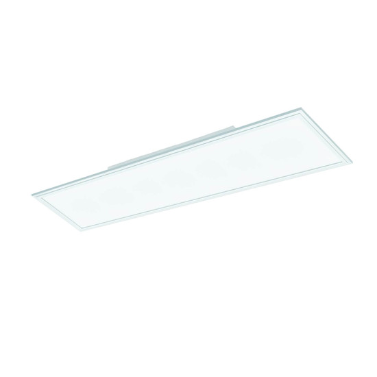 Eglo LED Deckenleuchte Salobrena-Z Smart dimmbar 33,5W CCT warm-/tageslichtweiss 2700-6500K Zigbee Weiss Aluminium 120x30cm 900047