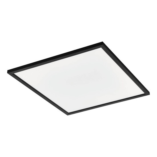 Eglo LED Deckenleuchte Salobrena-Z Smart dimmbar 33W CCT warm-/tageslichtweiss 2700-6500K Zigbee Schwarz Aluminium 59,5x59,5cm 900052