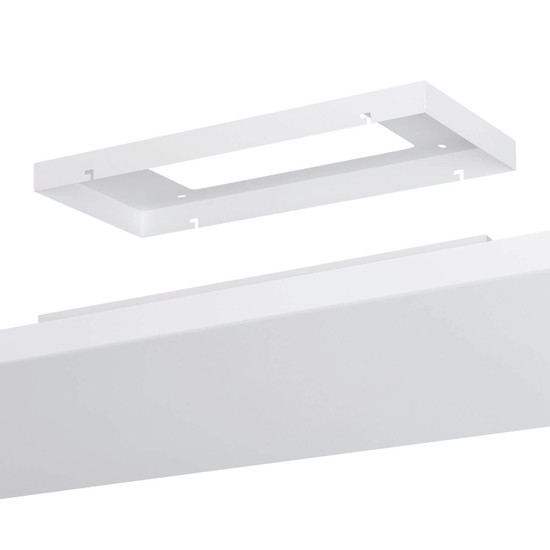 Eglo LED Deckenleuchte Turcona-Z Smart 3-flammig dimmbar 3x 10,6W RGB CCT warm-/tageslichtweiss 2700-6500K Zigbee Weiss Stahl Aluminium 120x30cm 900061