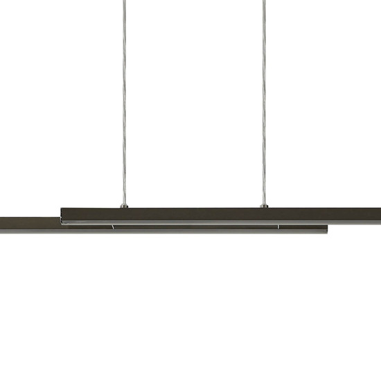 Eglo LED Pendelleuchte Fraioli-Z Smart 2-flammig dimmbar 2x 17W RGB CCT warm-/tageslichtweiss 2700-6500K Zigbee Nickel-matt Aluminium 105,5x10cm 900077