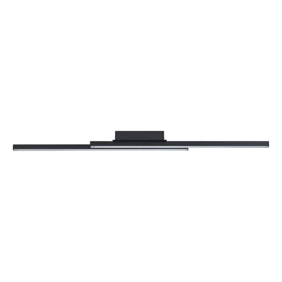 Eglo LED Deckenleuchte Fraioli-Z Smart 2-flammig dimmbar 2x 17W RGB CCT warm-/tageslichtweiss 2700-6500K Zigbee Schwarz Aluminium 105,5x12cm 900079