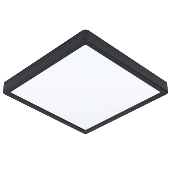 Eglo 900124 ARGOLIS-Z LED Aufbauleuchte 19,5W 285x285mm Schwarz Weiss Steuerbare Lichtfarbe IP44 Dimmbar