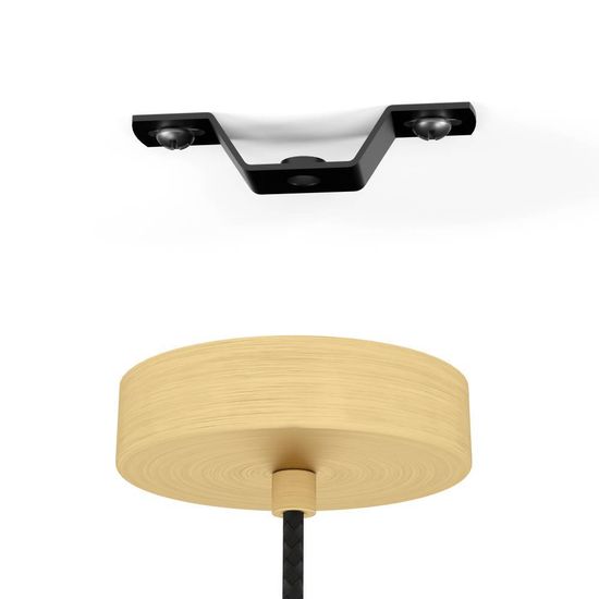 Eglo 900305 MANZANARES E27 Hängeleuchte Ø225mm Messing-Gebürstet Gold