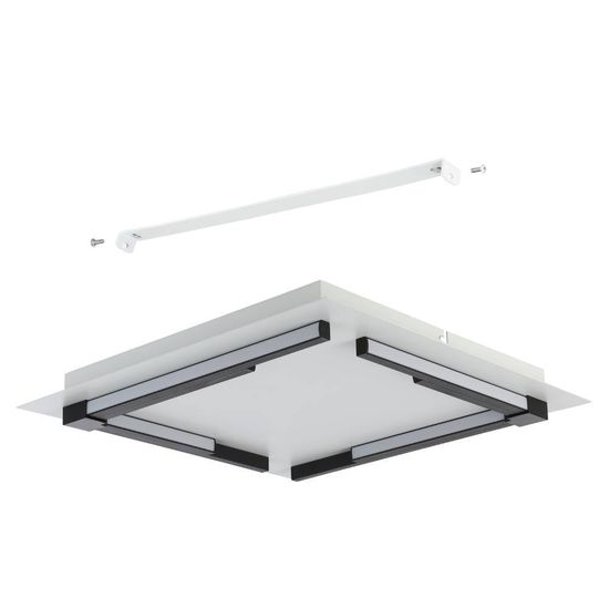 Eglo 900329 ZAMPOTE LED Deckenleuchte 25W 380x380mm Weiss Schwarz 3-step dimming warmweiss dimmbar