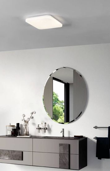 Eglo 900364 FRANIA-S LED Wand-/Deckenleuchte 14,6W 330x330mm Weiss Neutralweiss IP44