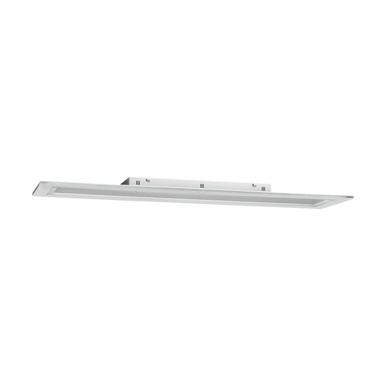 Eglo LED Deckenleuchte Padrogiano-Z Smart 6-flammig dimmbar 6x 9,7W RGB CCT warm-/tageslichtweiss 2700-6500K Zigbee Weiss Stahl 120x30cm 900485