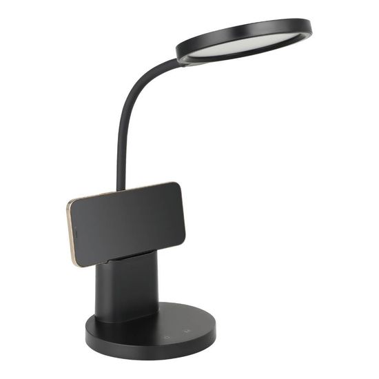 Eglo 900528 BROLINI LED Tischleuchte 2,1W Ø150mm Schwarz USB steuerbare Lichtfarbe dimmbar