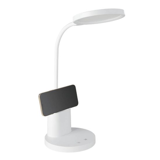 Eglo 900529 BROLINI LED Tischleuchte 2,1W Ø150mm Weiss USB steuerbare Lichtfarbe dimmbar