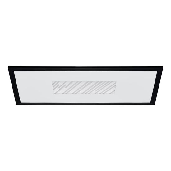 Eglo 900573 BORDONARA LED Deckenleuchte 35W 1195x295mm Schwarz Weiss Fernbedienung RGB steuerbare Lichtfarbe dimmbar