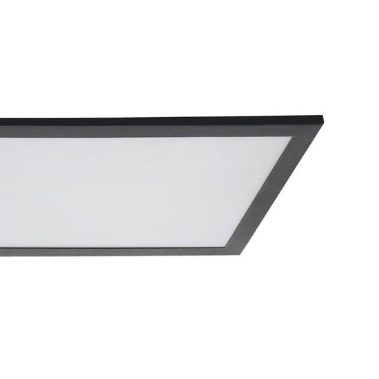 Eglo 900573 BORDONARA LED Deckenleuchte 35W 1195x295mm Schwarz Weiss Fernbedienung RGB steuerbare Lichtfarbe dimmbar