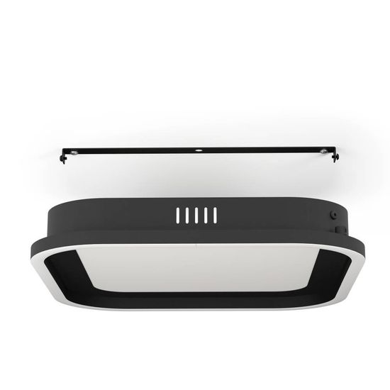 Eglo 900602 CALAGRANO LED Deckenleuchte 11W, 10W 375x375mm Schwarz Weiss Fernbedienung steuerbare Lichtfarbe dimmbar